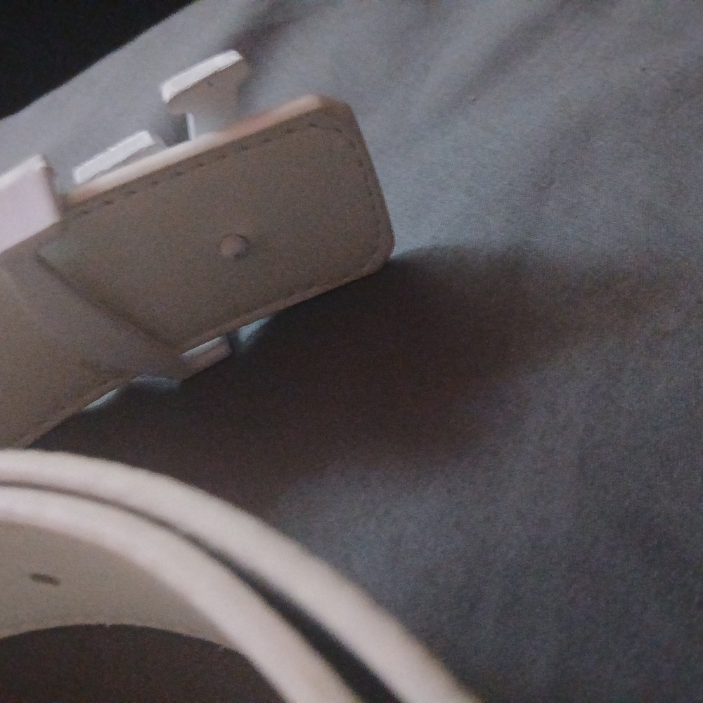 Louis Vuitton White Monogram Belt - Picture 6 of 6